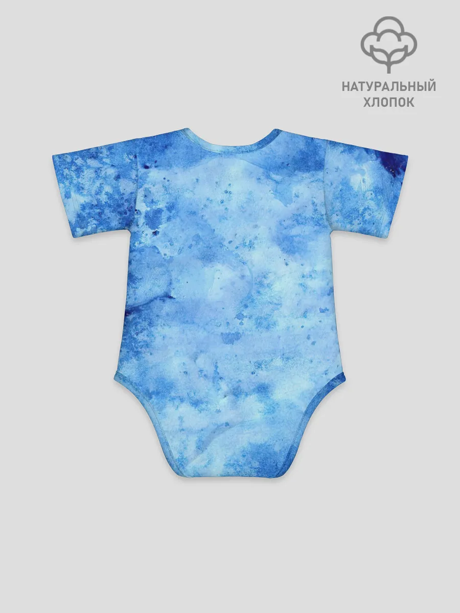Детское боди / Красочная синева