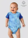 Детское боди / Красочная синева