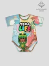 Детское боди / Toca Boca | Тока бока костюм крокодила