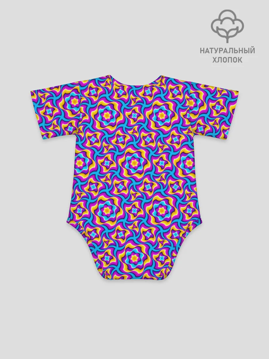 Детское боди / Красочный фон с цветами