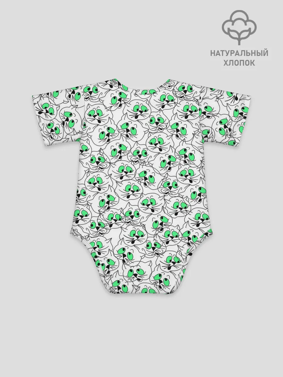 Детское боди / Веселые кошачьи глазки