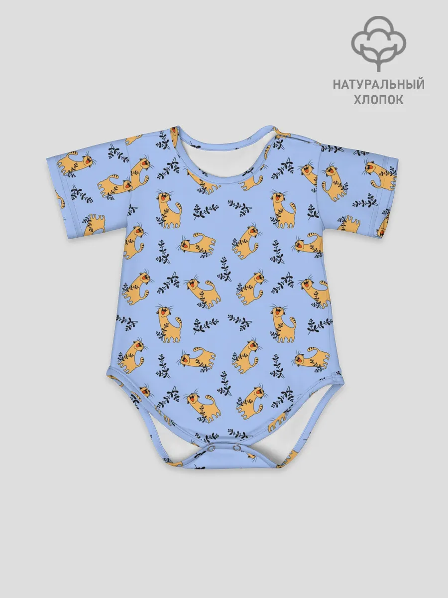 Детское боди / Радостный кот