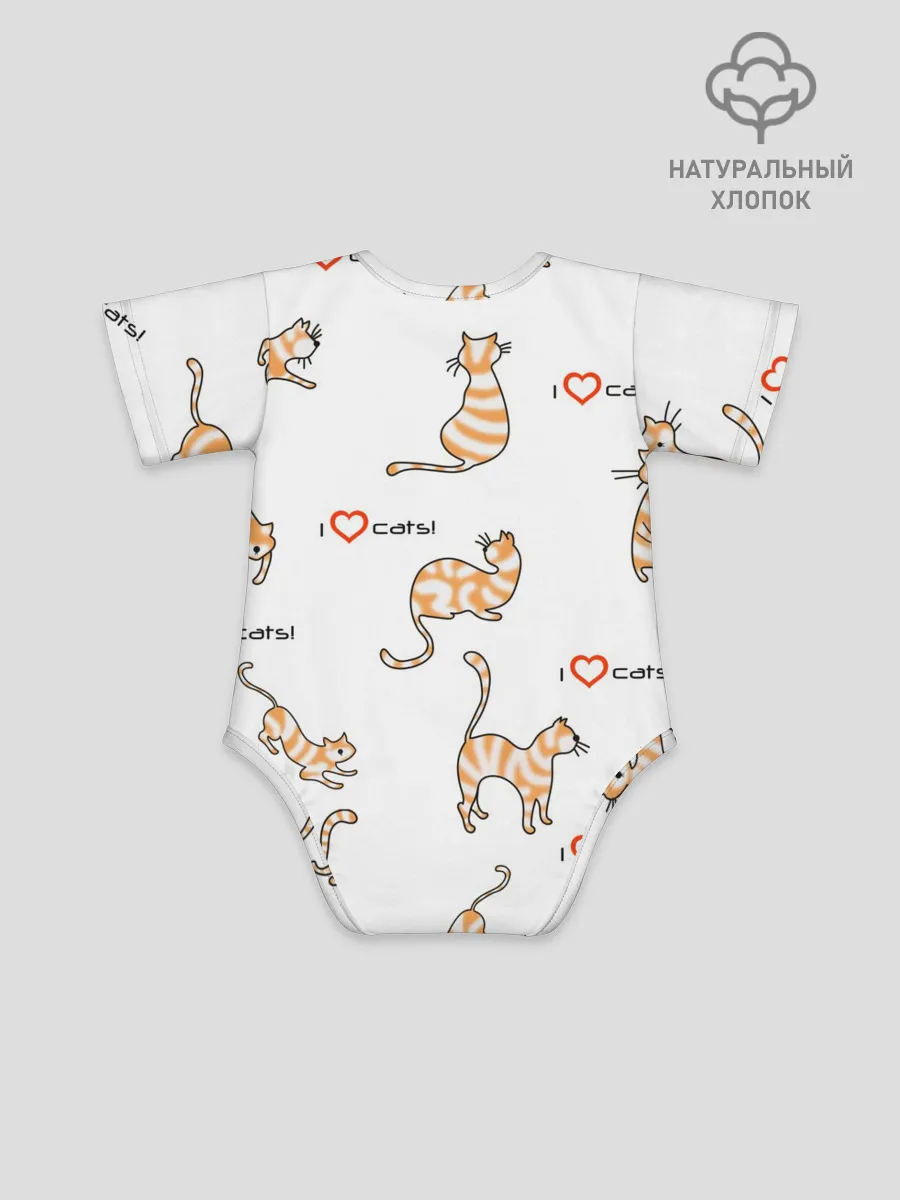 Детское боди / Кот - моя любовь