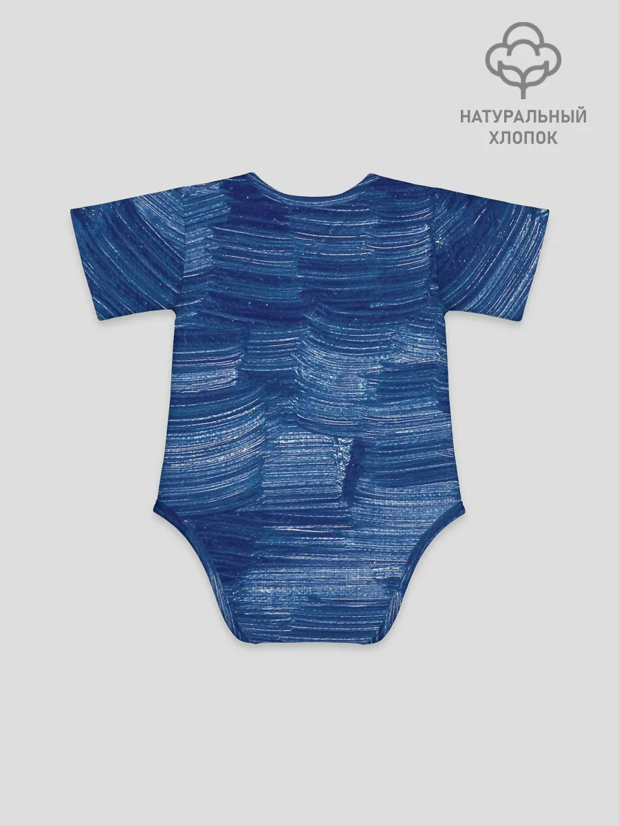 Детское боди / Акриловые мазки