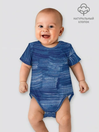 Детское боди / Акриловые мазки