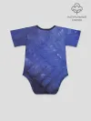 Детское боди / Синие акварельные мазки