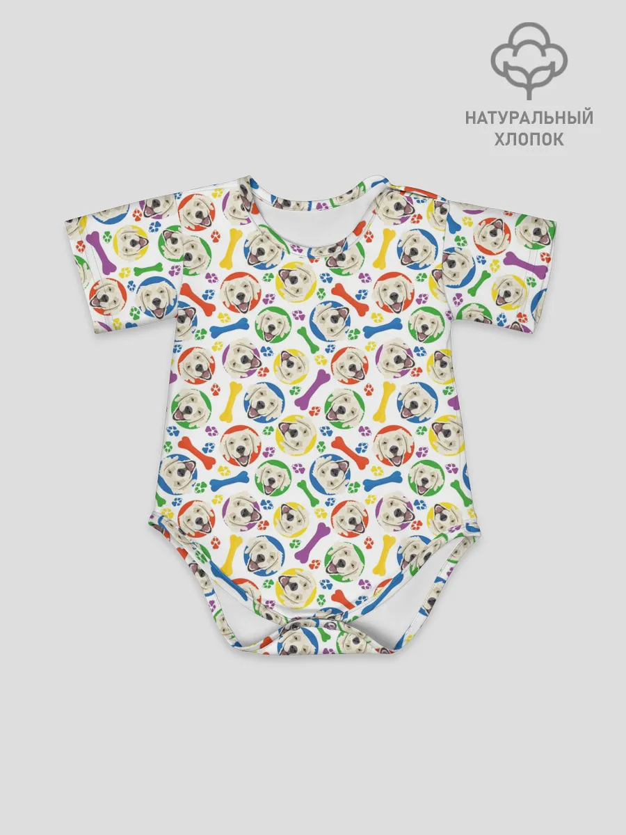 Детское боди / Золотистый Ретривер