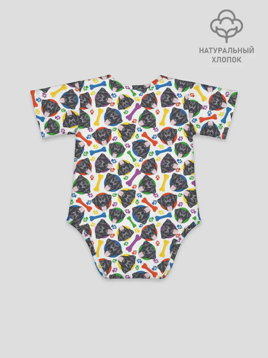 Детское боди / Чёрный Лабрадор