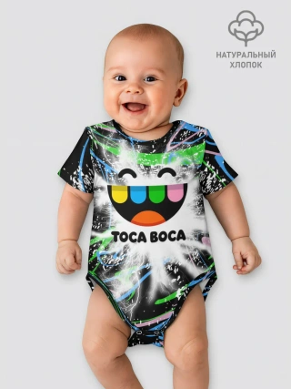 Детское боди / Toca Boca: Весельчак.