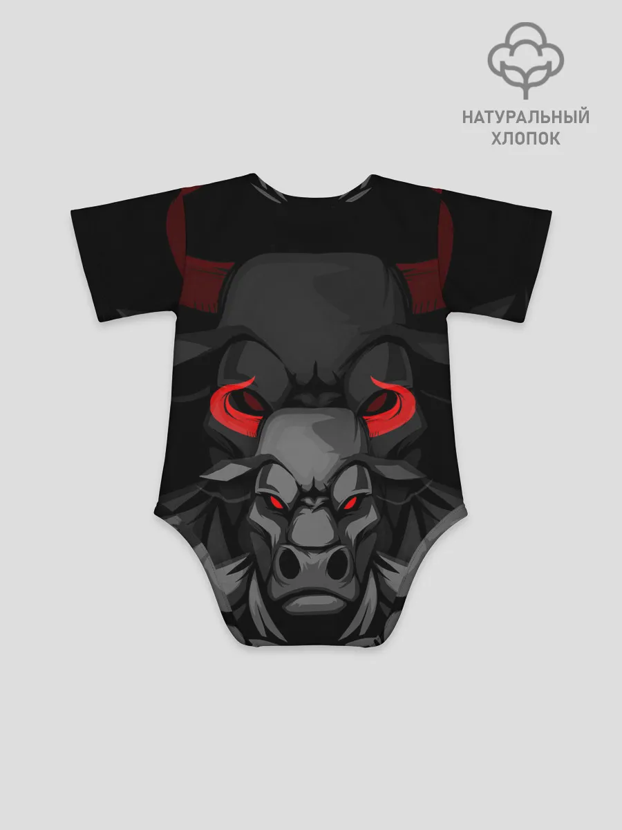 Детское боди / CHICAGO BULLS ЯРОСТНЫЙ БЫК