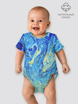 Детское боди / Сползающие краски