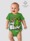 Детское боди / LIKE A BOSS Minecraft Creepe