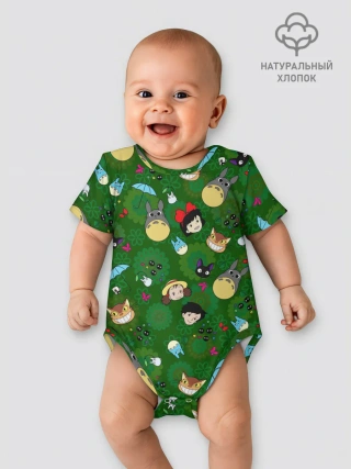 Детское боди / Totoro&Kiki ALLSTARS