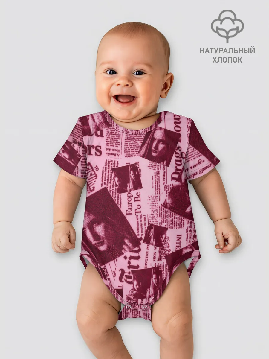 Детское боди / newspaper fashion