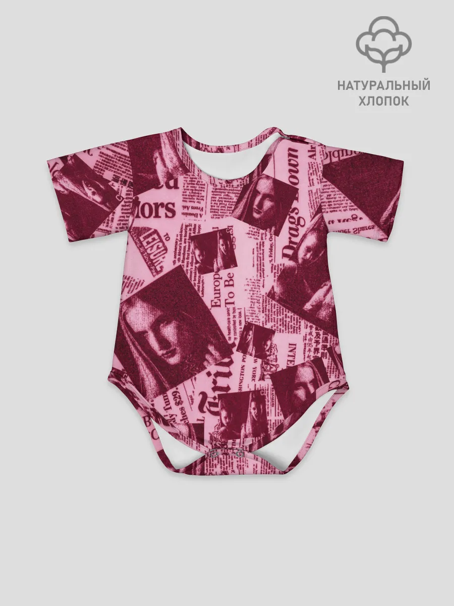 Детское боди / newspaper fashion