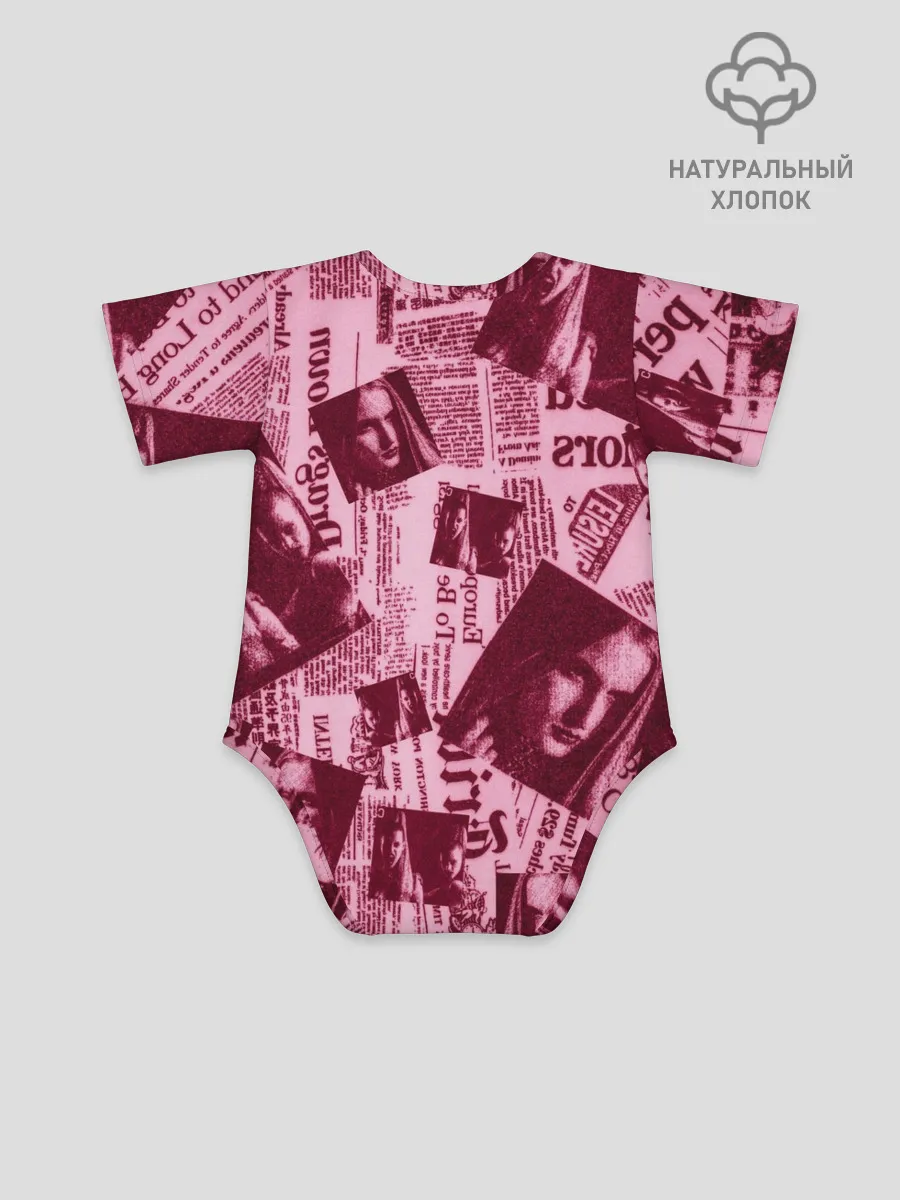 Детское боди / newspaper fashion