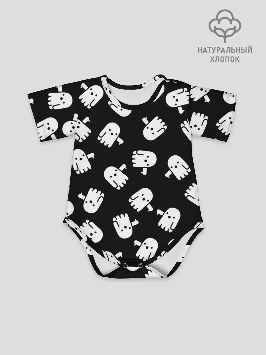 Детское боди / ПРИВИДЕНИЯ УЗОР / HALLOWEEN