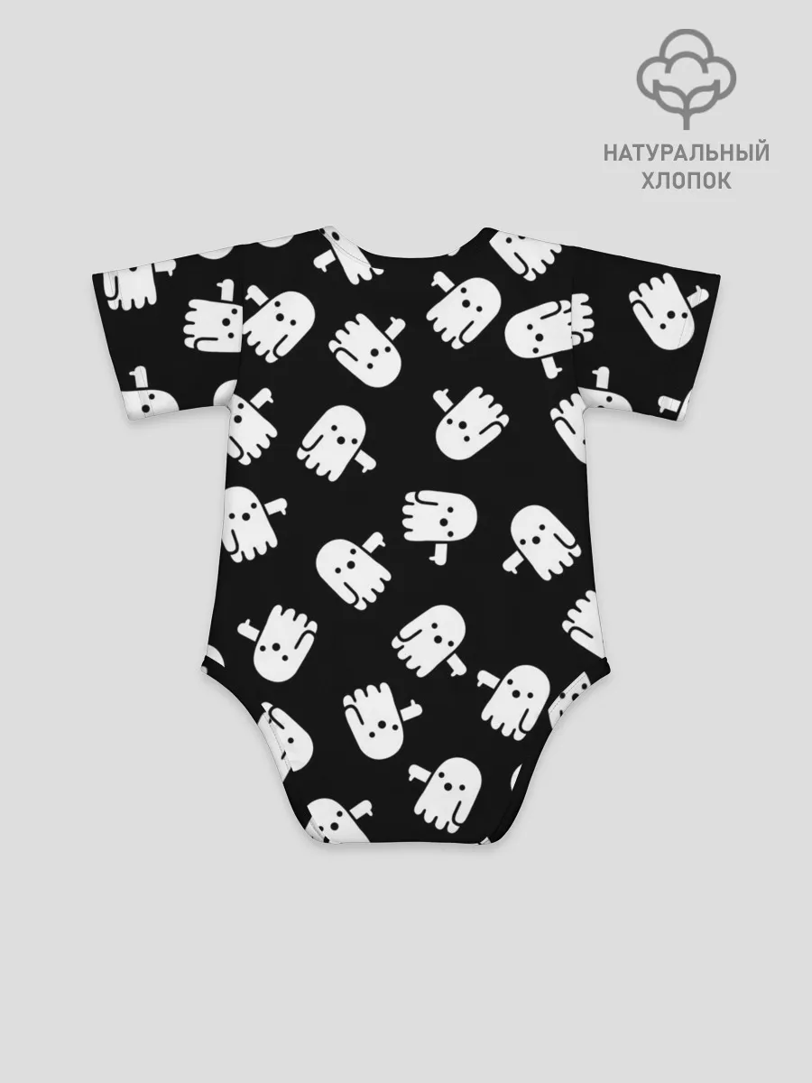 Детское боди / ПРИВИДЕНИЯ УЗОР / HALLOWEEN