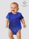 Детское боди / Синее размытие