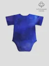 Детское боди / Синее размытие