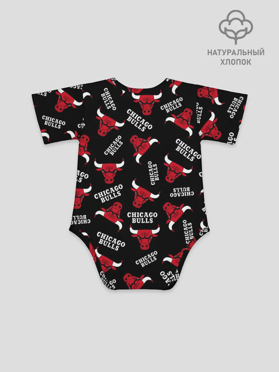 Детское боди / CHICAGO BULLS БЫКИ УЗОР