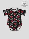 Детское боди / CHICAGO BULLS БЫКИ УЗОР