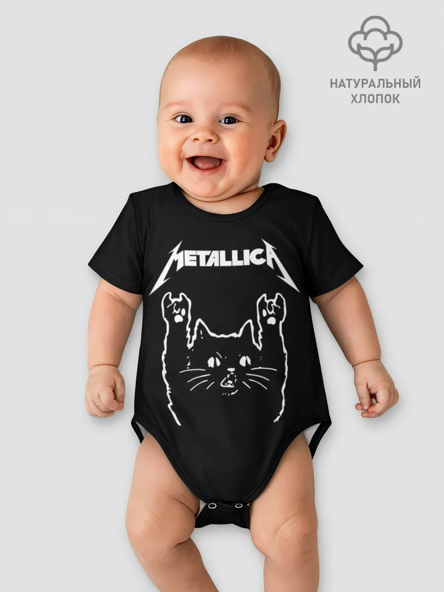 Детское боди / Meowtallica.