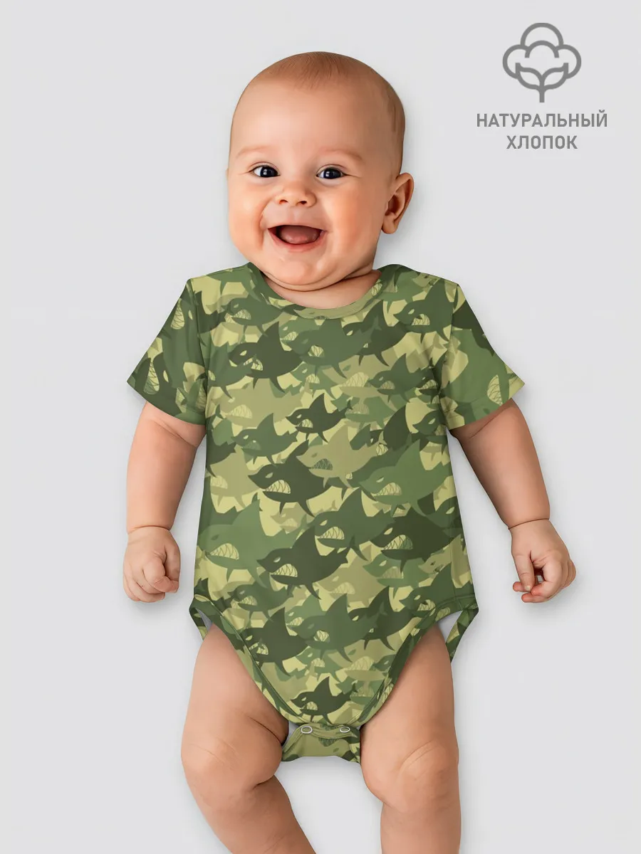 Детское боди / Акулы