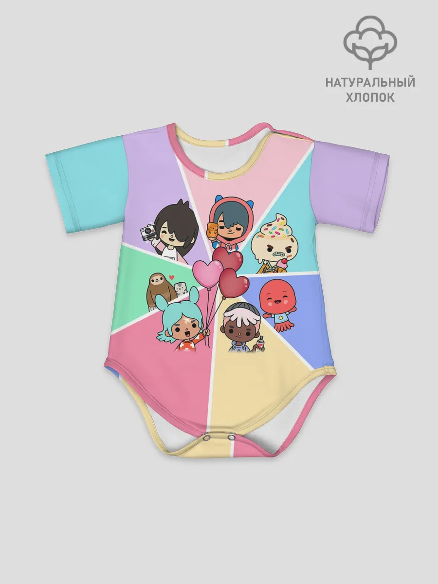 Детское боди / TOCA BOCA WORLD HEROES / ТОКА БОКА