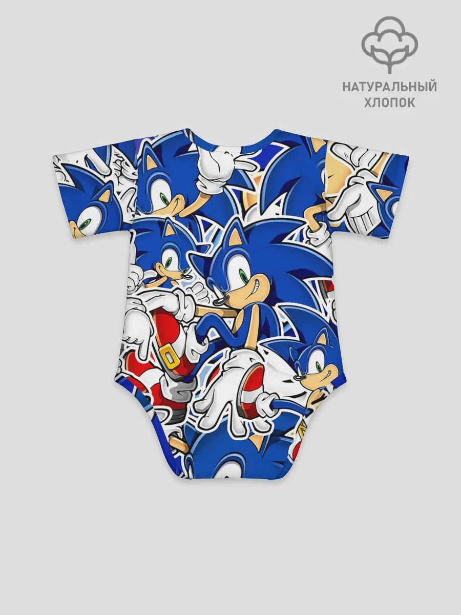 Детское боди / SONIC ПАТТЕРН / СОНИК