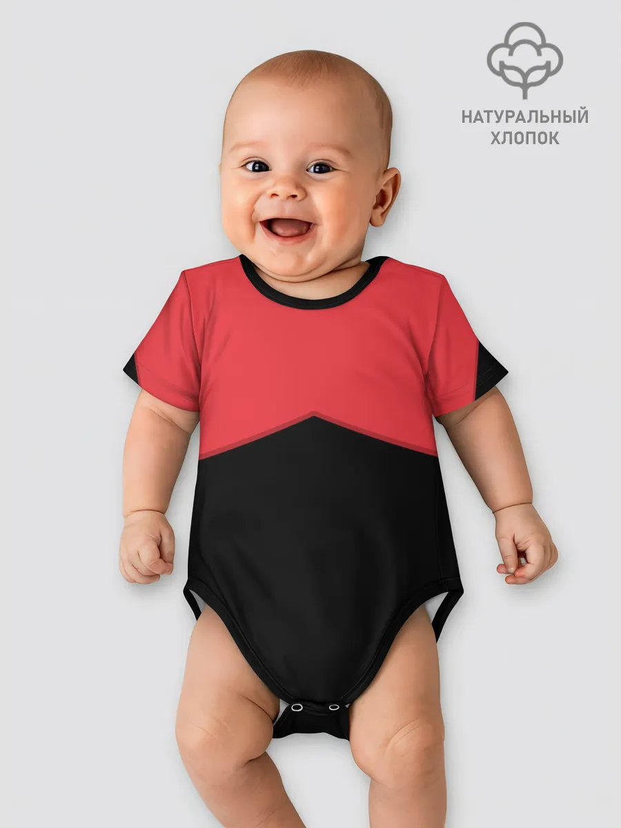 Детское боди / ГЕОМЕТРИЯ МИНИМАЛИЗМ | КРАСНЫЕ ПОЛОСЫ