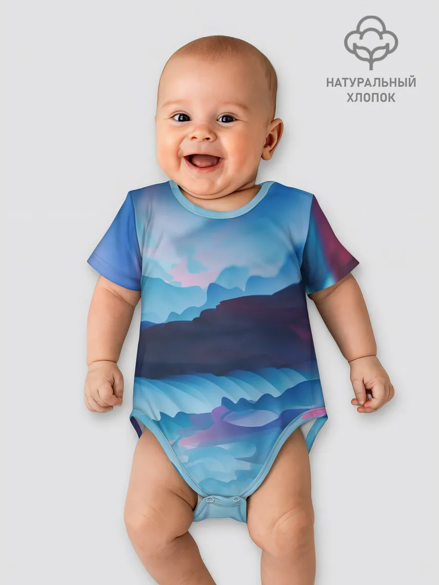 Детское боди / Грозовые мазки