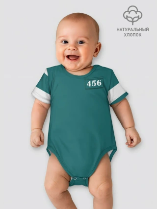 Детское боди / Как в игре в кальмара. Куртка бирюзовая