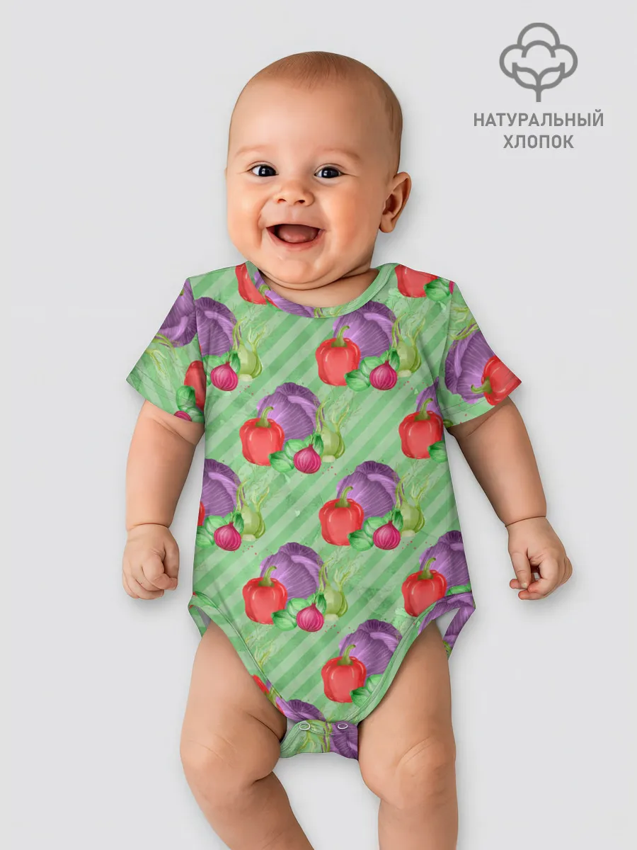 Детское боди / Vegan | Огород