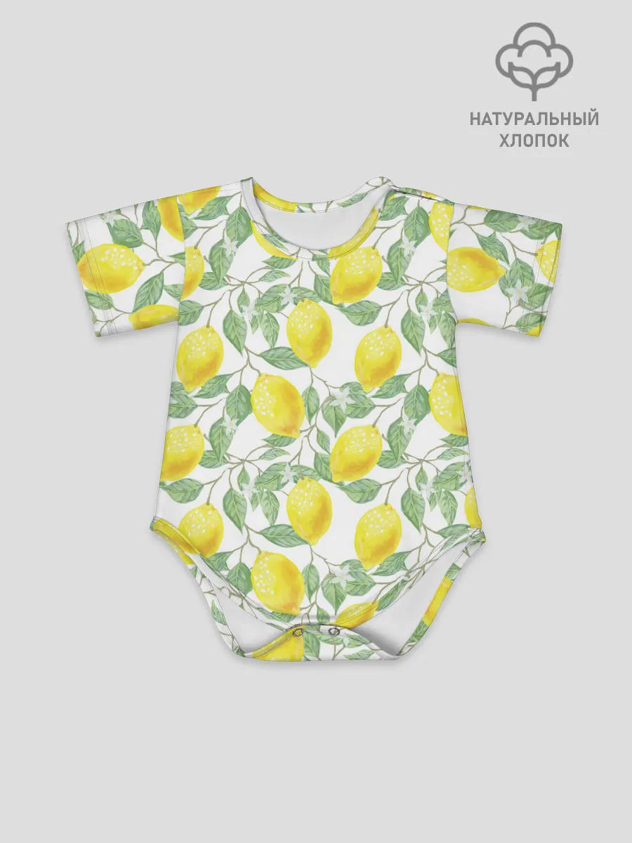 Детское боди / Лимоны 3d