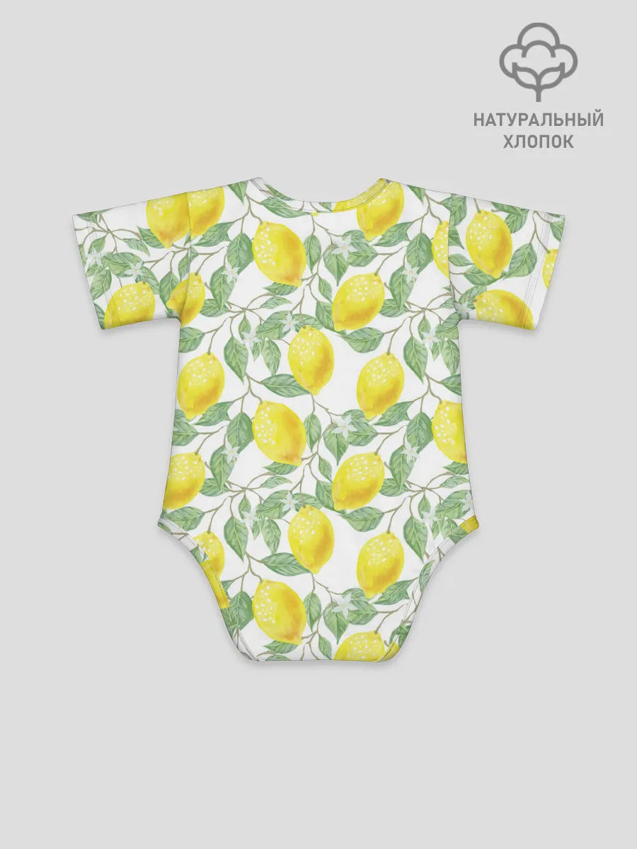 Детское боди / Лимоны 3d