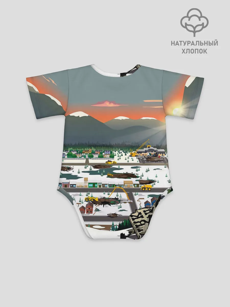 Детское боди / Южный Парк разрушенный город