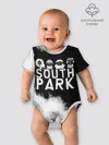 Детское боди / Все пацаны на черном фоне Южный Парк