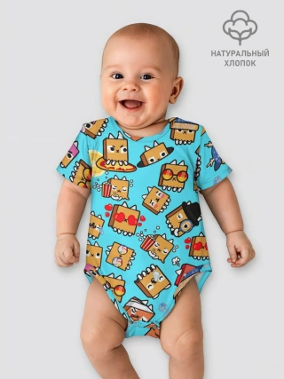 Детское боди / PAPER BAG CAT TOCA BOCA / TOCA LIFE WORLD