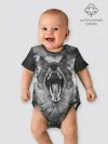 Детское боди / Волчья пасть, зевает