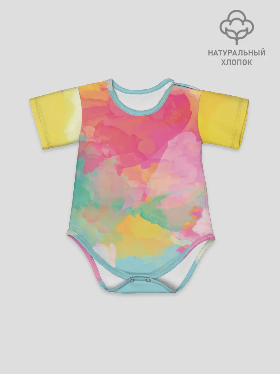 Детское боди / Радужная акварель