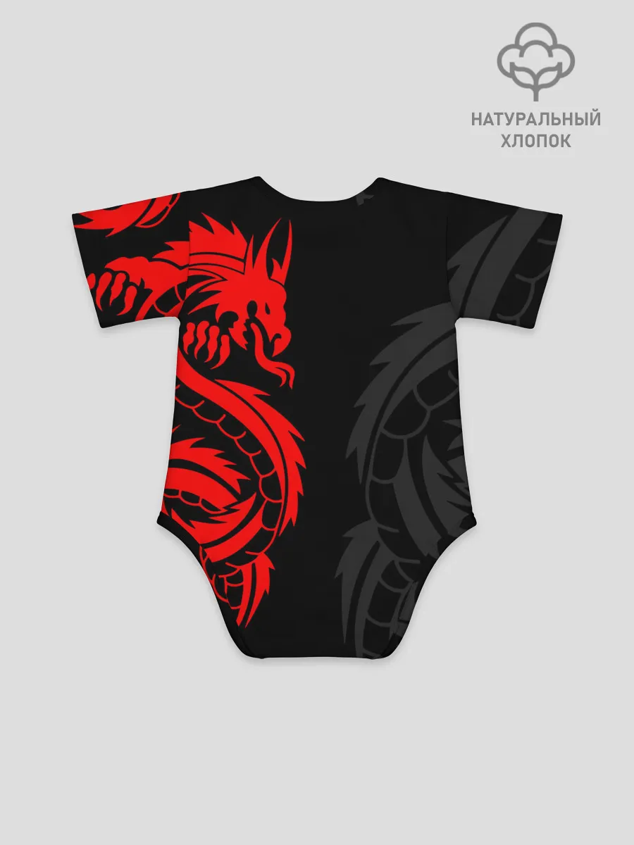 Детское боди / КРАСНЫЙ ДРАКОН ТАТУ / RED DRAGON TATTOO