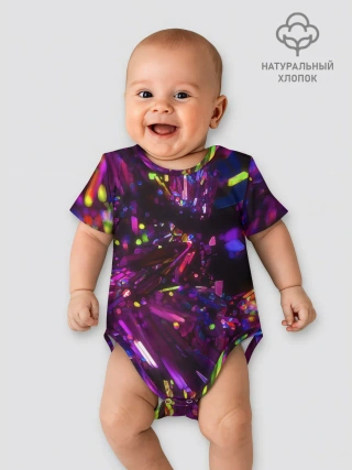 Детское боди / Фиолетовый бриллиант