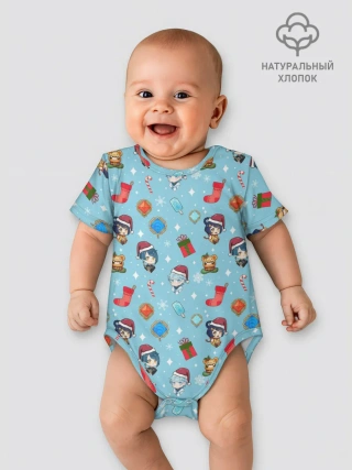 Детское боди / GI Christmas Pattern