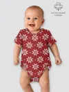 Детское боди / Снежный орнамент