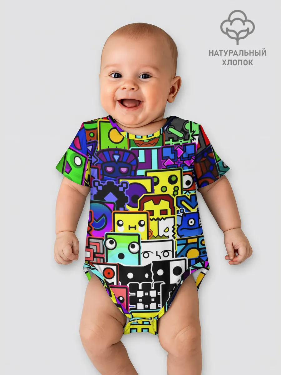 Детское боди / GEOMETRY DASH ВСЕ СКИНЫ