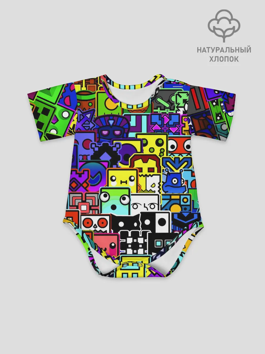 Детское боди / GEOMETRY DASH ВСЕ СКИНЫ