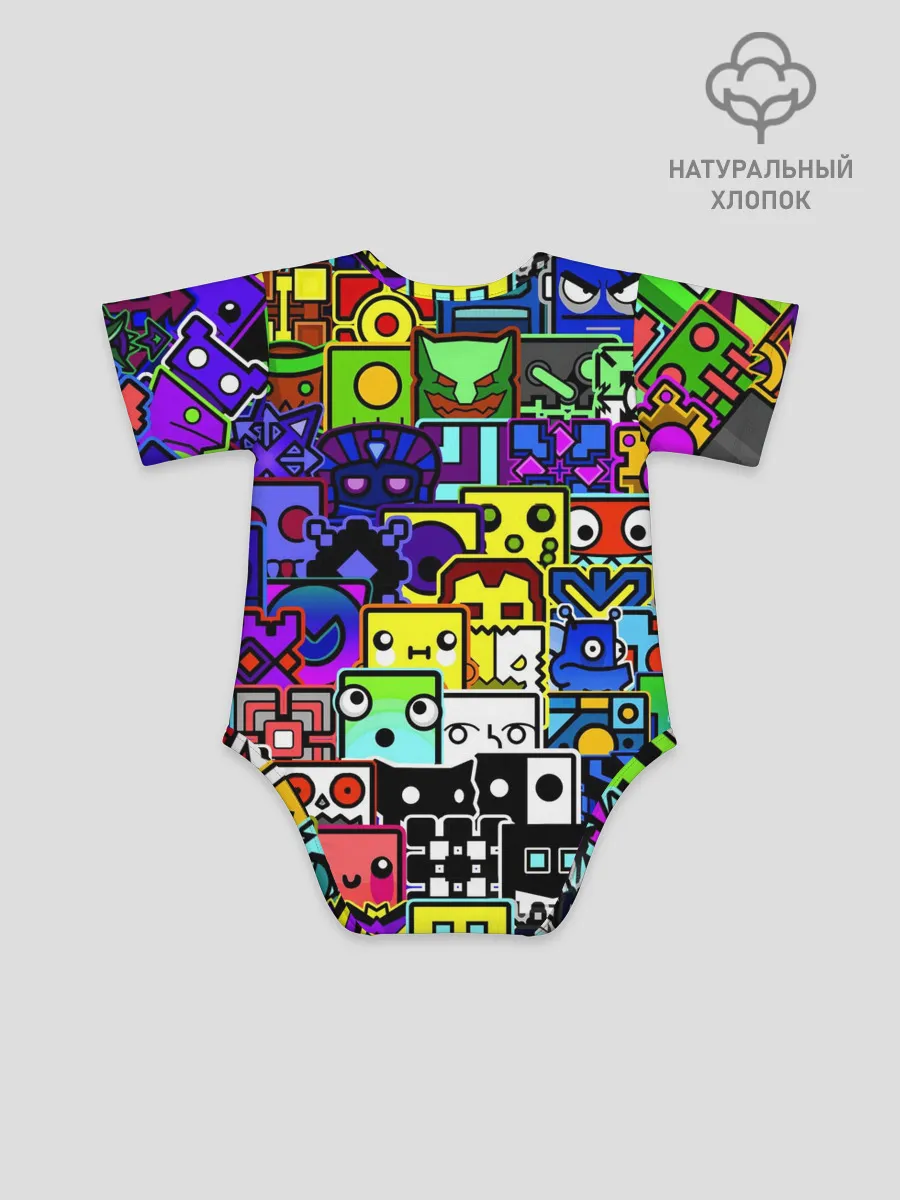 Детское боди / GEOMETRY DASH ВСЕ СКИНЫ