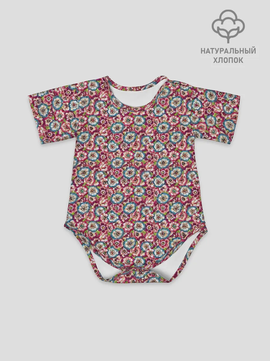 Детское боди / Васильковое поле