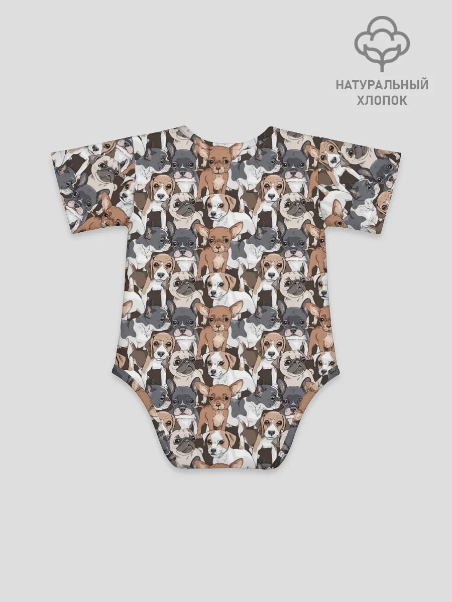 Детское боди / Щенки Разных Пород